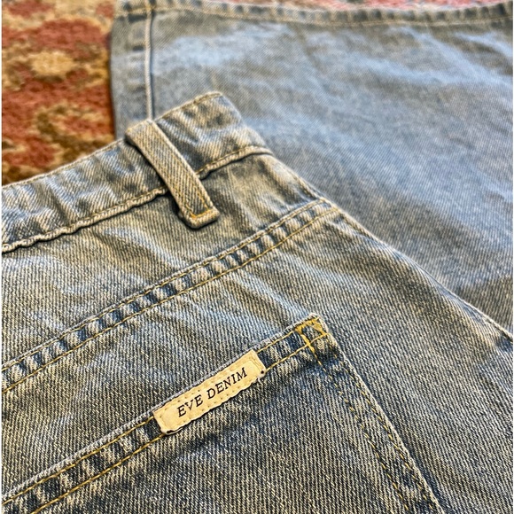Eve Denim High Rise Wide Leg Charlotte Cotton Jeans - Made in USA - Picture 3 of 12